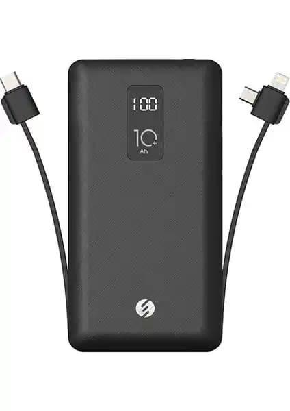 S-Link IP-T100C 10.000 mAh Kablolu Powerbank ile Güç ve Taşınabilirlik Çözümü