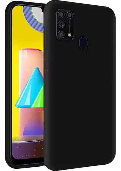 Samsung Galaxy M31 İçin Kadife Soft Silikon Kılıf Şık ve Koruyucu Tasarım