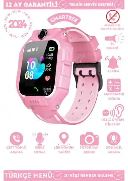 Smartbee Q19 Akıllı Çocuk Takip Saati Güvenlik ve İletişim Özellikleri