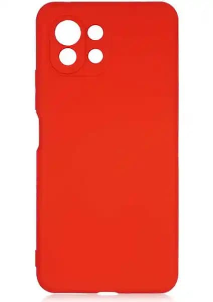 Xiaomi Mi 11 Lite İçin Şık ve Koruyucu Silikon Kılıf Kamera Koruma Özelliğiyle