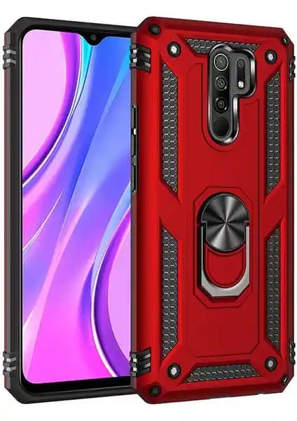 Xiaomi Redmi 9 İçin Vega Tank Sert Yüzüklü ve Standlı Kılıfın Detaylı İncelemesi ve Özellikleri
