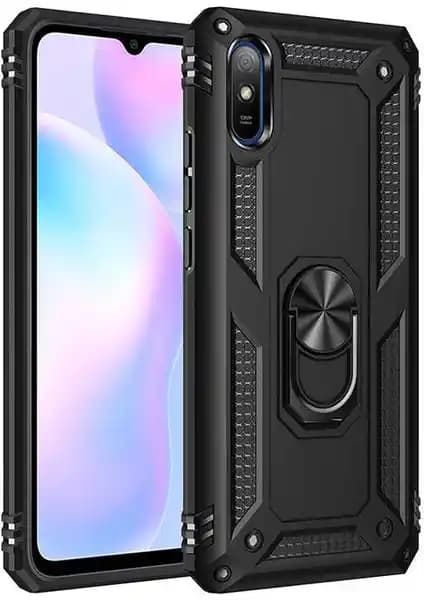 Xiaomi Redmi 9A için dayanıklı ve şık Vega Tank Sert Yüzüklü ve Standlı Kılıf analizi