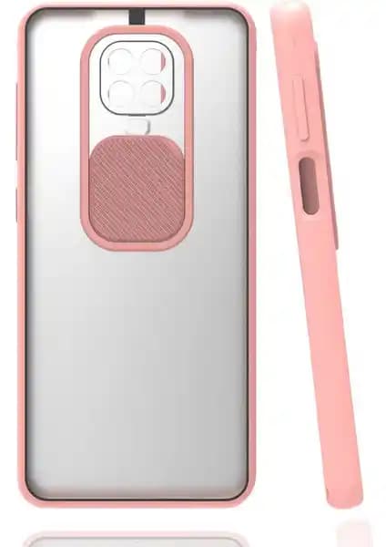 Xiaomi Redmi Note 9 Pro İçin Sürgülü Kamera Koruyucu Silikon Kılıfı Estetik ve Dayanıklı Tasarım