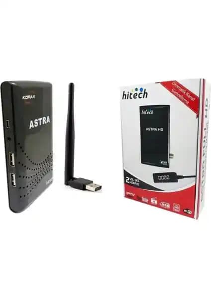 Korax Hitech Astra Uydu Alıcısı ve Wi-Fi Anten ile Modern Eğlence Deneyimi
