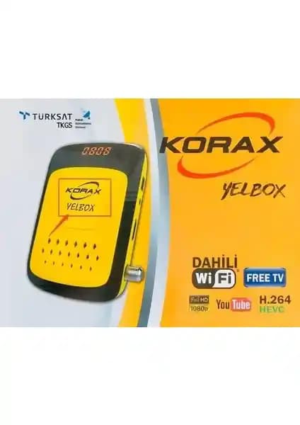 Korax Yelbox Dahili Wi-Fi Uydu Alıcısı ile Modern Televizyon Deneyimini Yükseltin