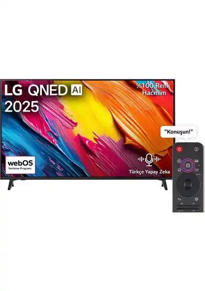 LG 65QNED70A6A 65 İnç 4K Ultra HD Akıllı QNED Televizyon Modern Teknolojilerle Donatılmış