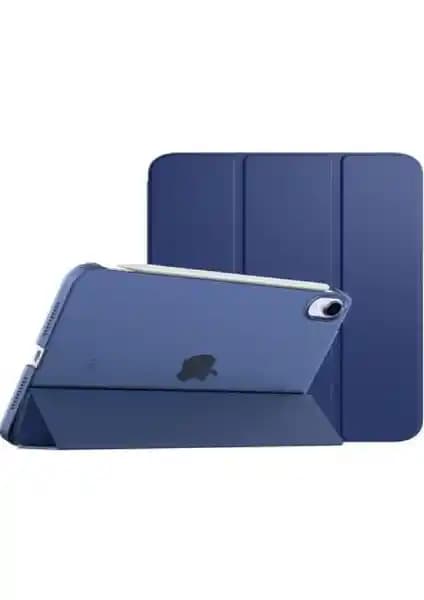 Apple iPad Air 5.nesil 10.9" 2022 için Lacivert Flip Smart Standlı Akıllı Kılıf