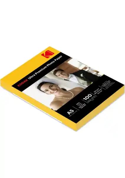 Kodak Ultra Premium Satin Mat 15x21 260Gr/m² Fotoğraf Kağıdı 100 Yaprak - Yüksek Kalite Baskı