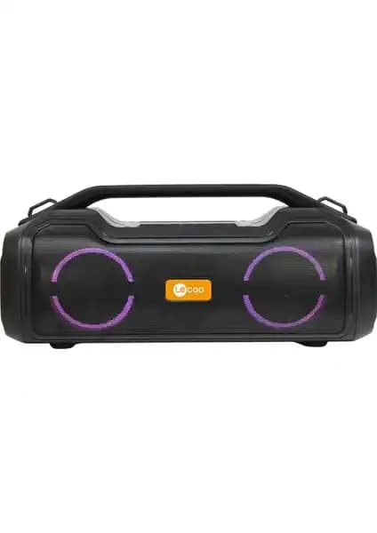 Lecoo DS153 Bluetooth 5.0 80W IPX5 Su Geçirmez RGB Aydınlatmalı Taşınabilir Stereo Hoparlör