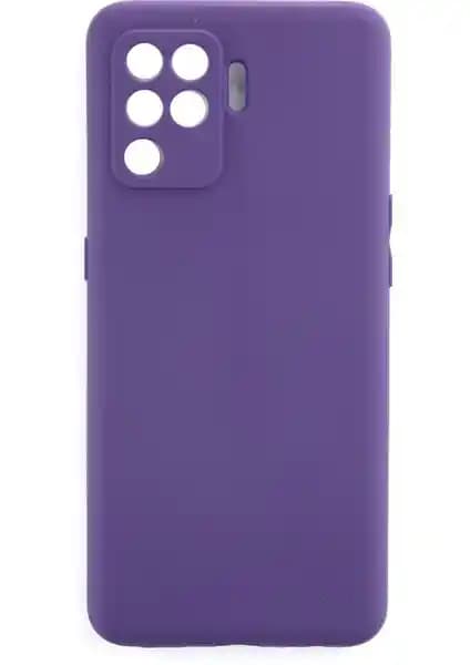 Oppo Reno 5 Lite için Mor Renkli First Silikon Kılıf: Estetik ve Koruma Dengesi