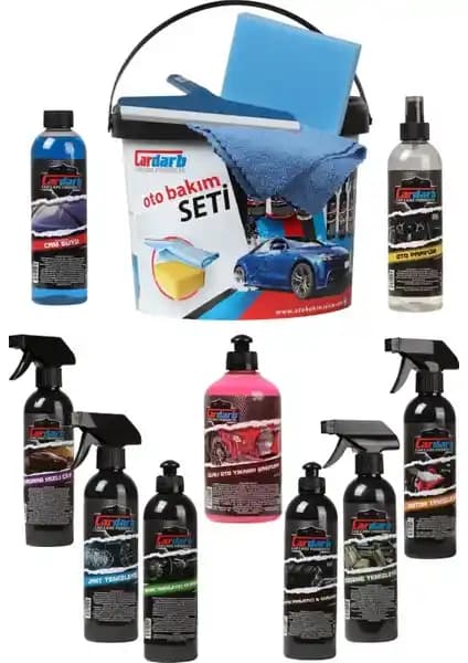 Cardarb 13 Parça Full Oto Bakım Seti: Güvenilir ve Dayanıklı Araç Bakım Çözümü