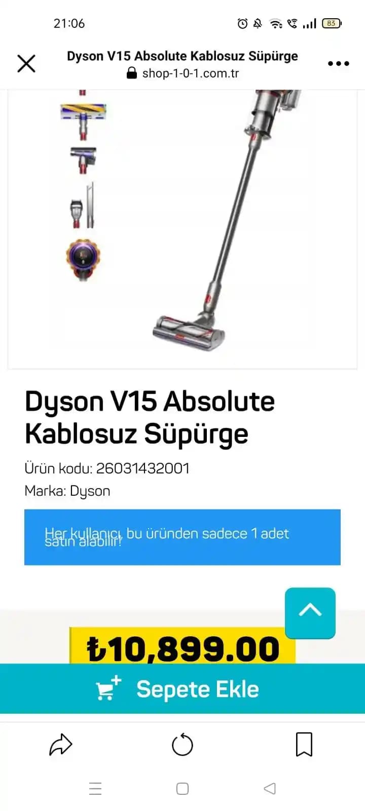 Dyson V15 Elektronik ve Ev Aletleri Kategorisinde Yenilikçi Güç ve Teknolojik Özellikler