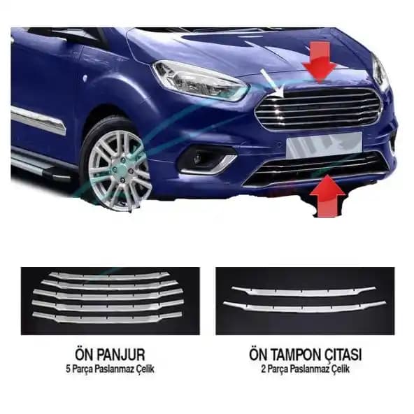 Ford Courier Krom Detaylar ve Panjur Çerçevesi: Estetik ve Fonksiyonellik Analizi