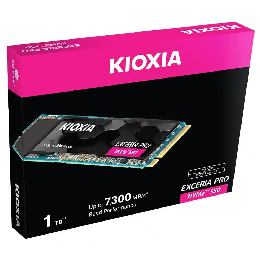 Kioxia Exceria Pro 1TB SSD: Yüksek Kapasiteli ve Güvenilir Depolama Çözümü