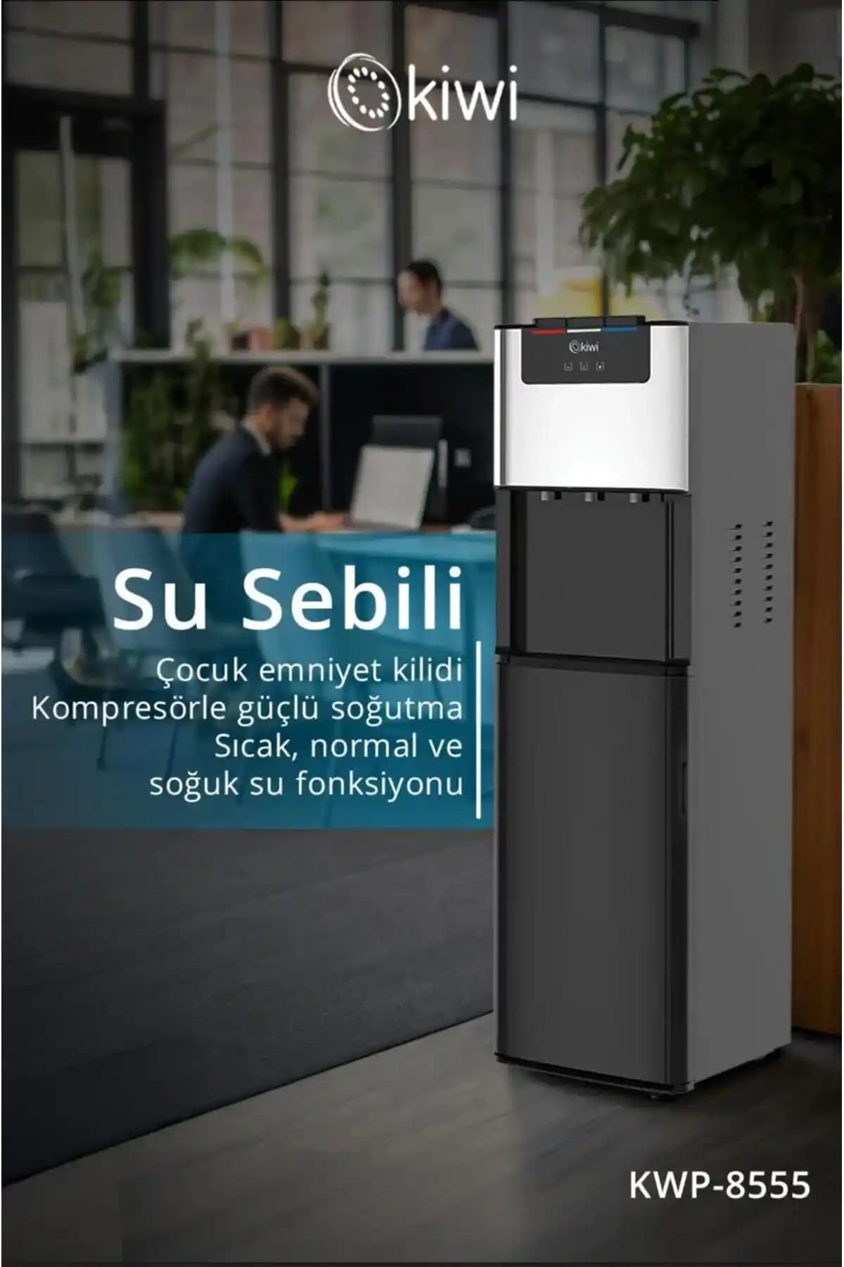 Kiwi KWP-8555 Su Sebili: Modern Tasarım ve Fonksiyonellik Bir Arada