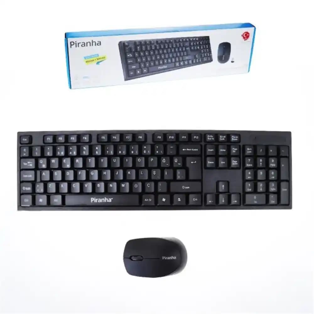 Piranha Kablosuz Klavye: Ergonomik Tasarımı ve Uzun Pil Ömrü ile Modern Çalışma Çözümü