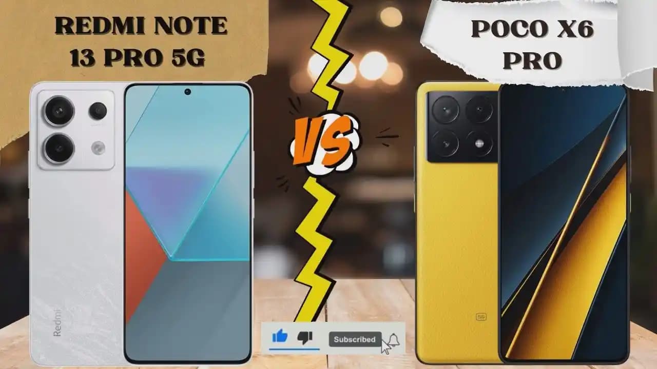 Poco X6 Pro ve Redmi Note 13 Pro Karşılaştırması: Tasarım, Performans ve Batarya Özellikleri