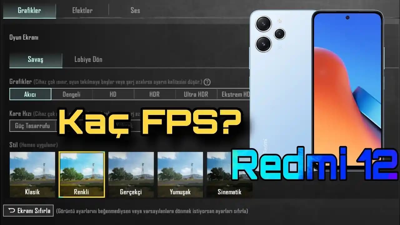Redmi 12C'nin Oyun Performansı ve FPS Değerleri Üzerine Detaylı İnceleme