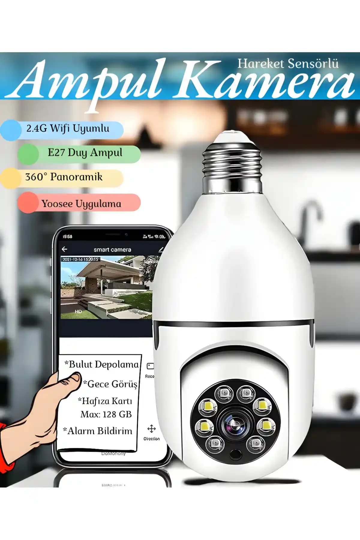 Resolut Ampul Kamera Nedir Güvenlik ve Gizlilik İçin Estetik Çözüm