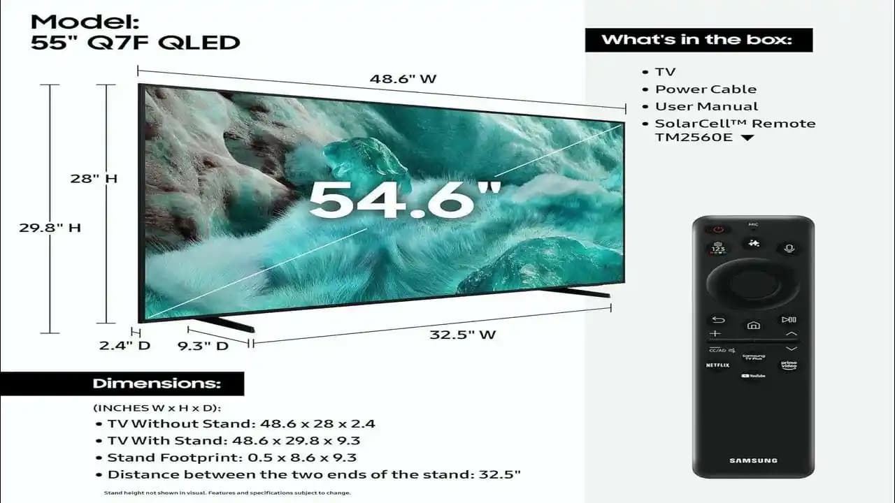 Samsung 55Q7F5 QLED Televizyon Özellikleri ve Kullanım Alanları Analizi