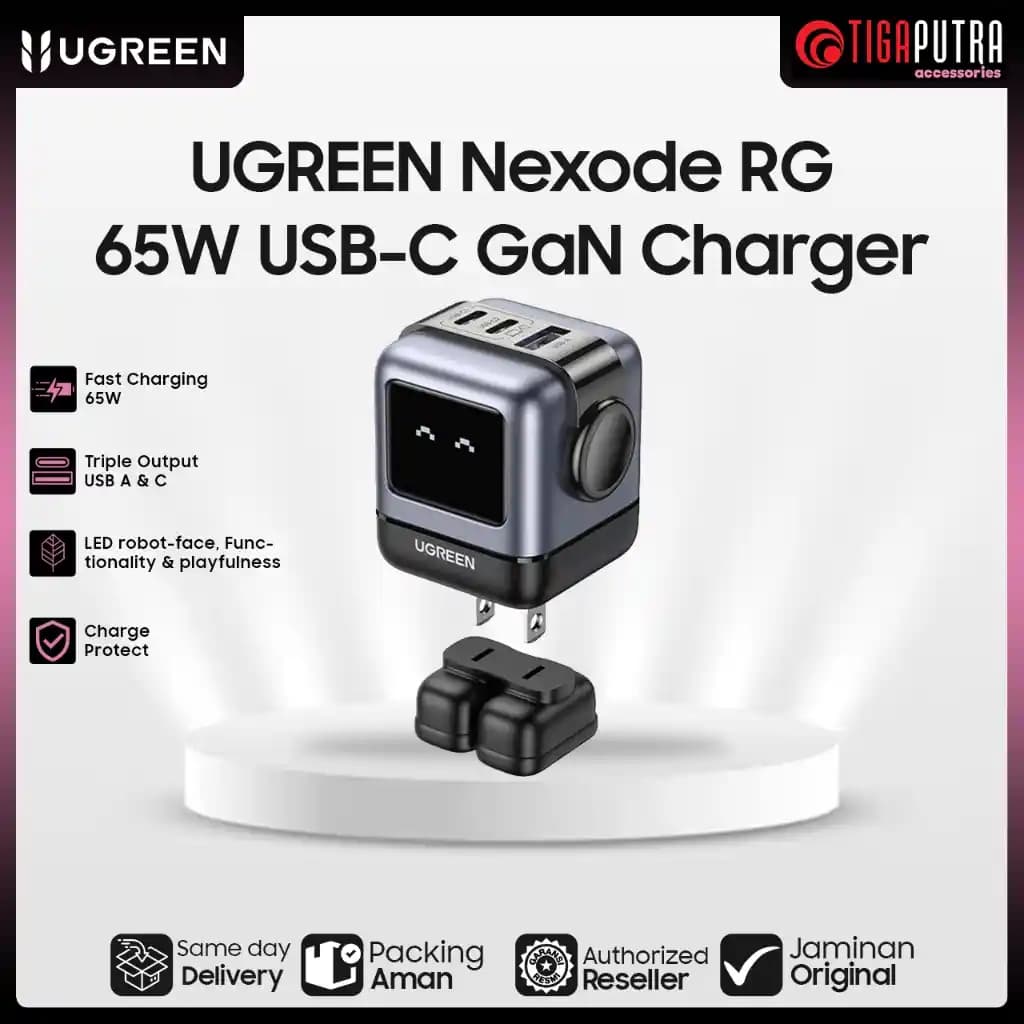 UGREEN Nexode RG 65W Güçlü ve Çok Yönlü Şarj Çözümü Elektronik Cihazlar İçin