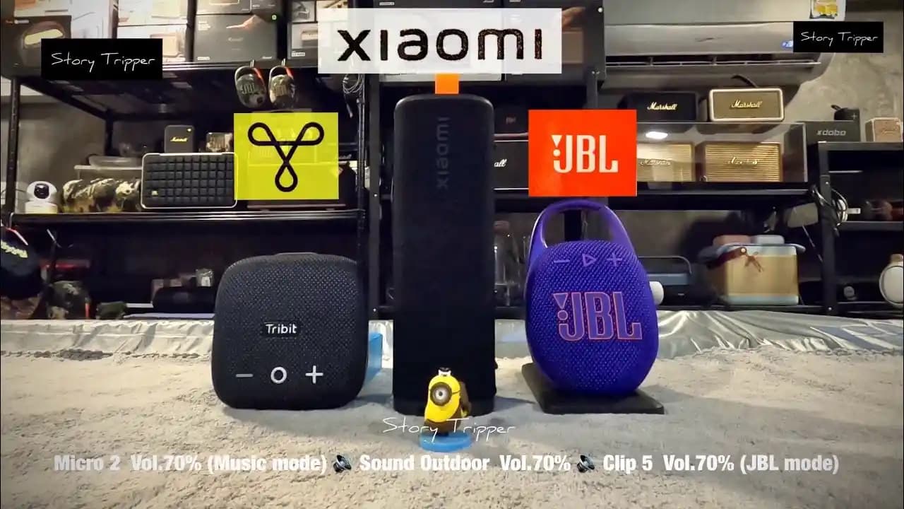 Xiaomi Sound Outdoor ve JBL Clip 5 Taşınabilir Bluetooth Hoparlörlerin Karşılaştırması