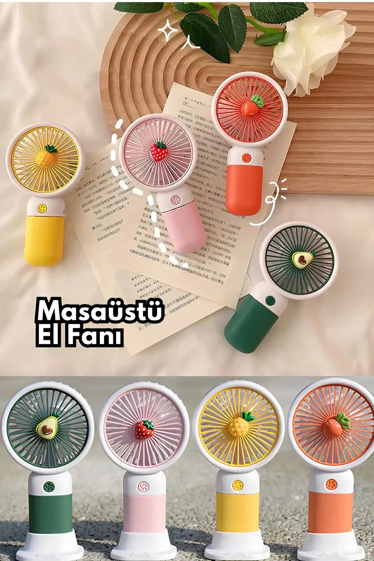 Abbruch By Sabron Mini El ve Masa Fanı: Taşınabilir ve Güçlü Serinlik Sağlayan Ürün