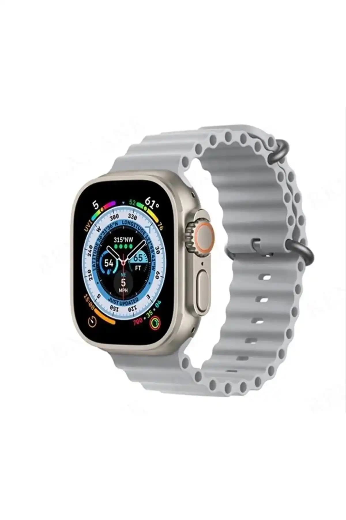 Apple Watch için PSGT Gri Silikon Kayışları: Dayanıklı ve Şık Tasarım