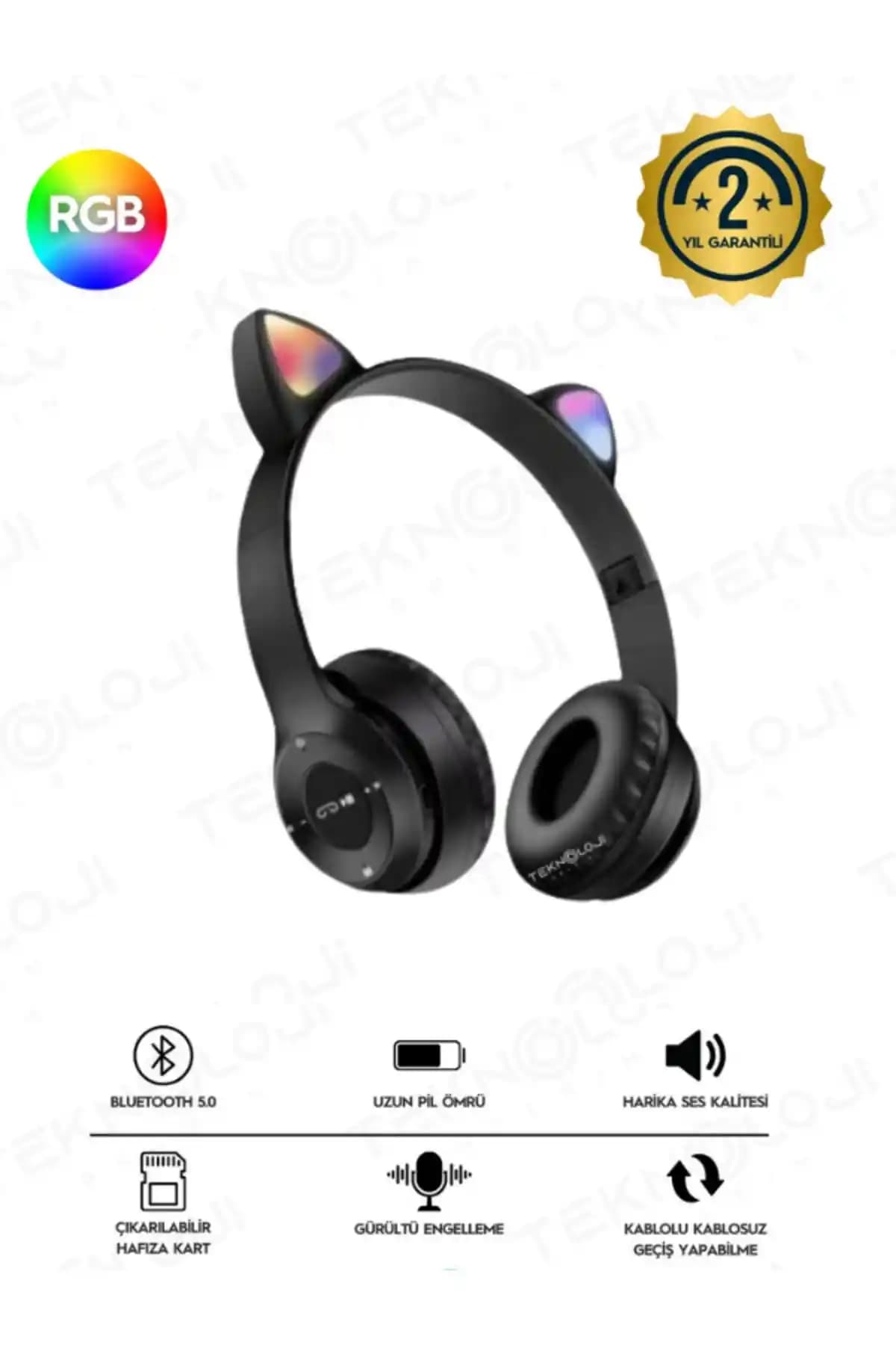 Çocuklar İçin Güvenli ve Eğlenceli Teknoloji Gelişimi Kedi Kulaklıkları Üzerinden