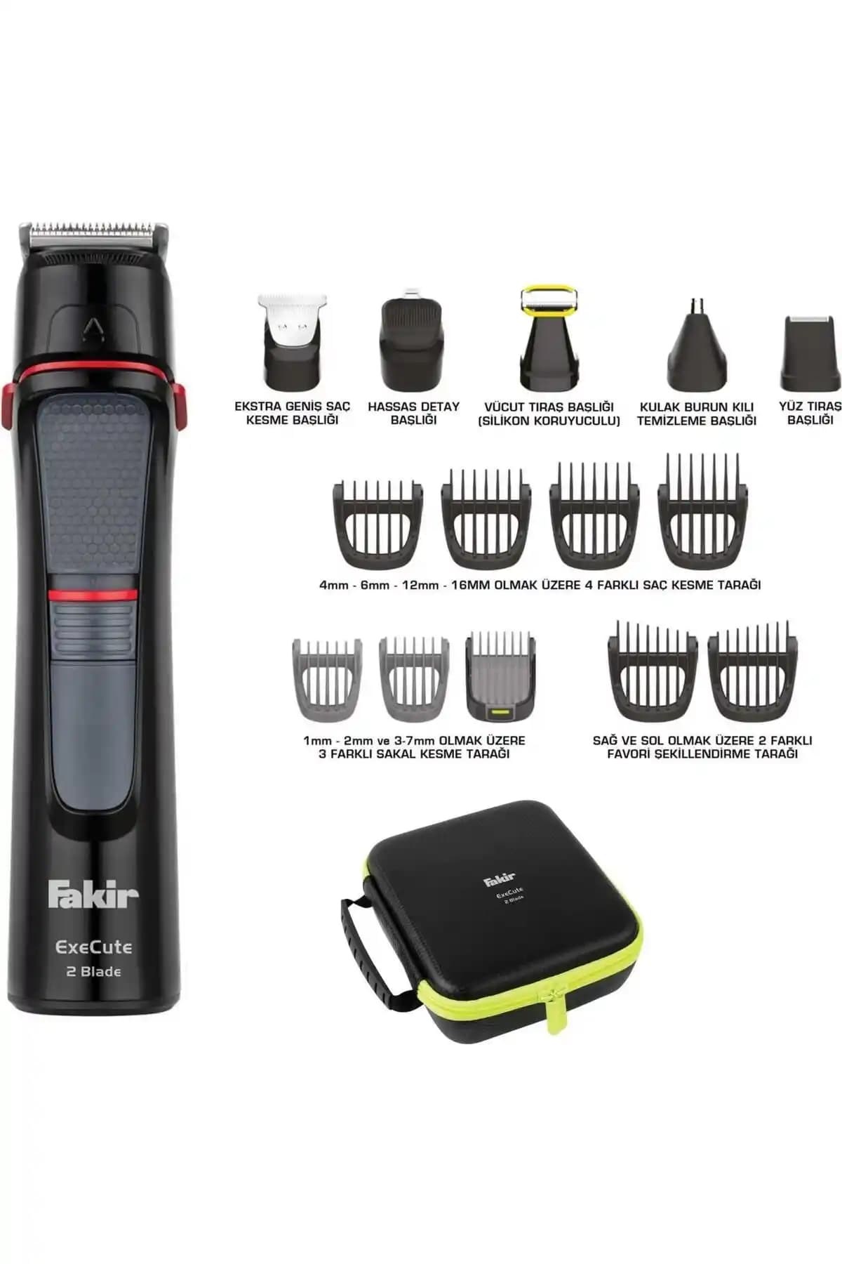 Fakir Execute 2 Blade ve Exetrim Saç Sakal Kesme Makinesi Karşılaştırması