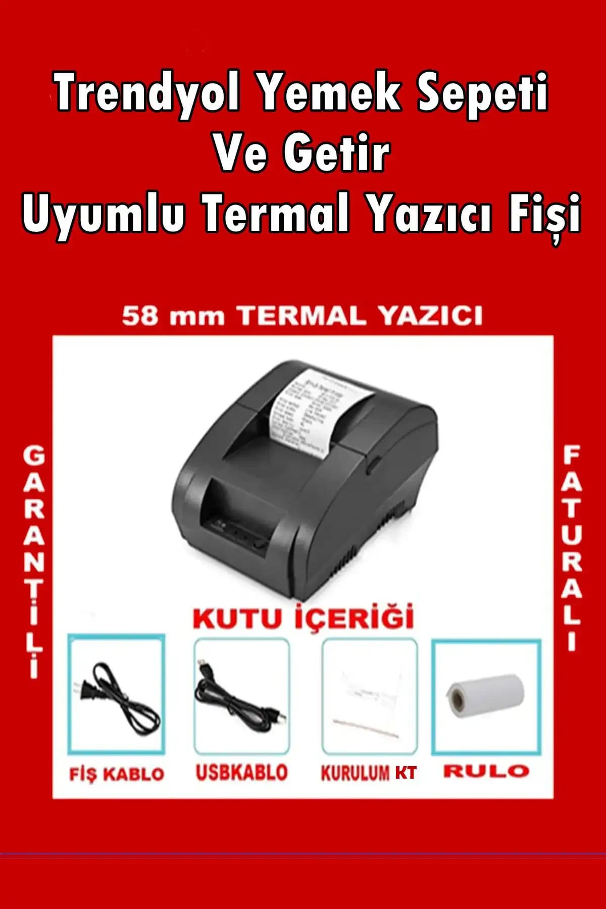 Genel Markalar Termal Makbuz Yazıcı: Dayanıklı ve Güvenilir İşletme Çözümü