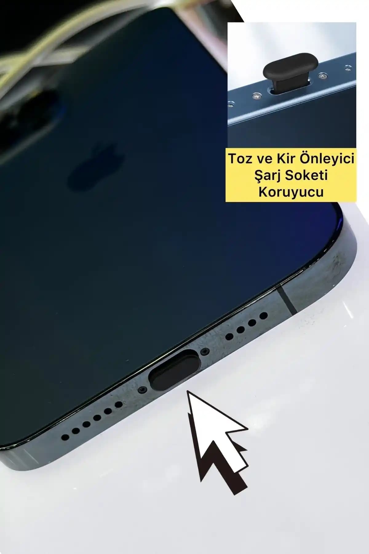 iPhone için toz ve kir önleyici silikon kapakları ile uzun ömürlü koruma sağlama