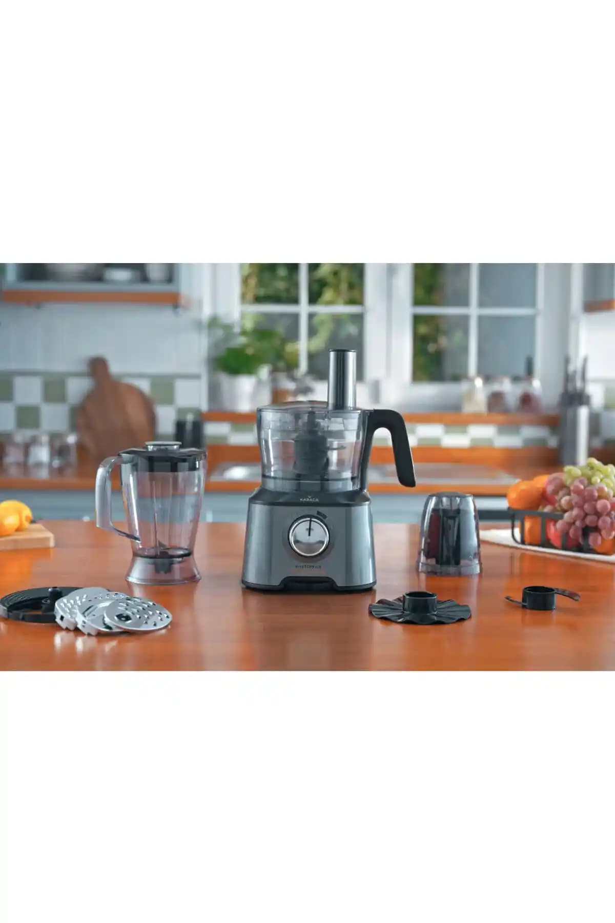 Karaca Mastermaid Power 10 in 1 Galaxy Grey Mutfak Robotu - Çok Fonksiyonlu ve Yüksek Performanslı