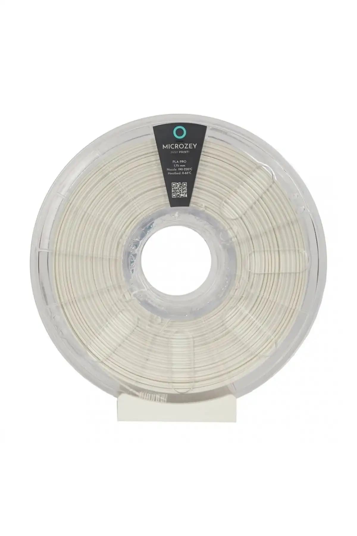 Microzey Beyaz PLA Filament 1.75mm 1 Kg - Yüksek Kalite ve Uyumlu 3D Baskı Malzemesi