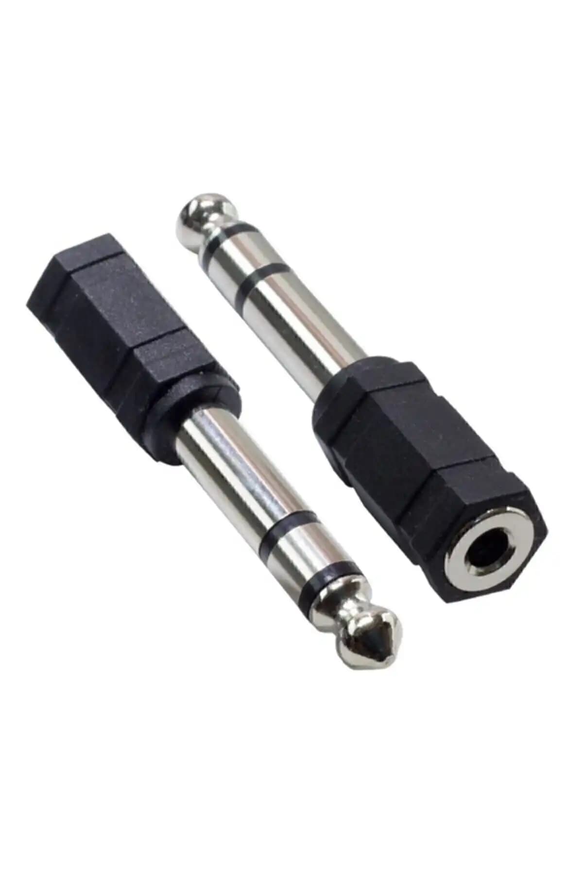 Onticaret 3.5 mm ile 6.3 mm Jack Çevirici Piyano ve Ses Cihazları İçin Adaptör