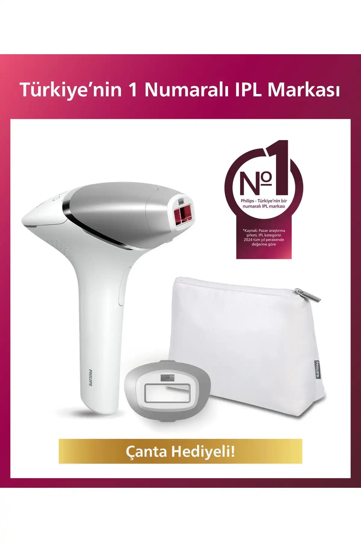 Philips BRI940/00 Lumea IPL Lazer Epilasyon Cihazı Evde Güvenilir ve Etkili Tüy Alma Çözümü