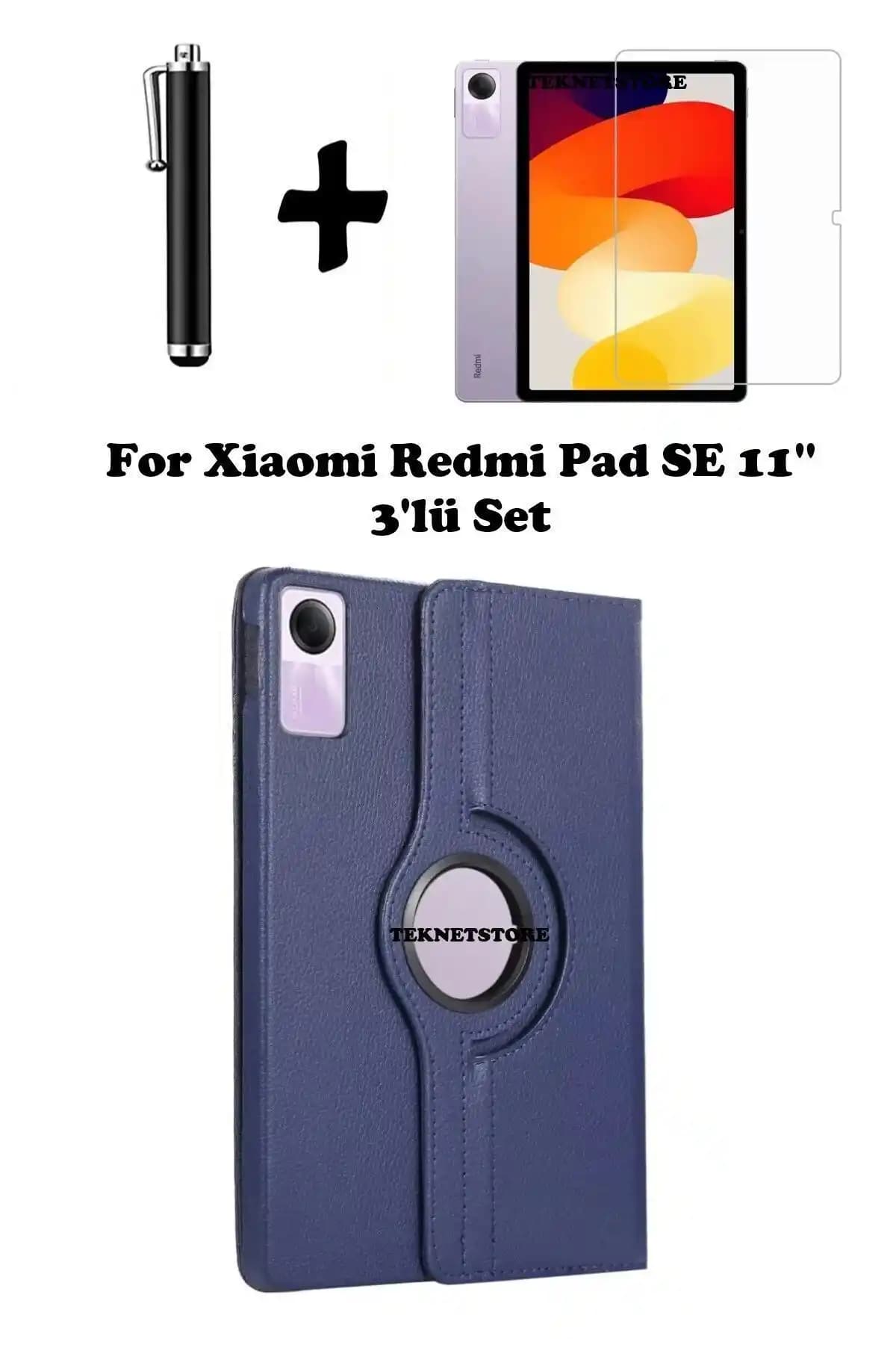 Xiaomi Redmi Pad SE için dayanıklı ve fonksiyonel koruma seti ve aksesuarlar
