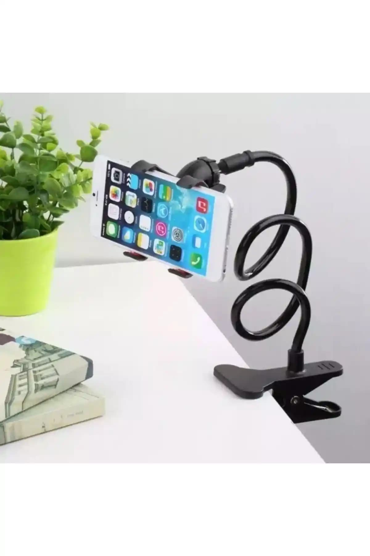 Yenimiyeni Siyah Akrobat Telefon Tutucu: Çok Yönlü ve Esnek Kullanım Özellikleri