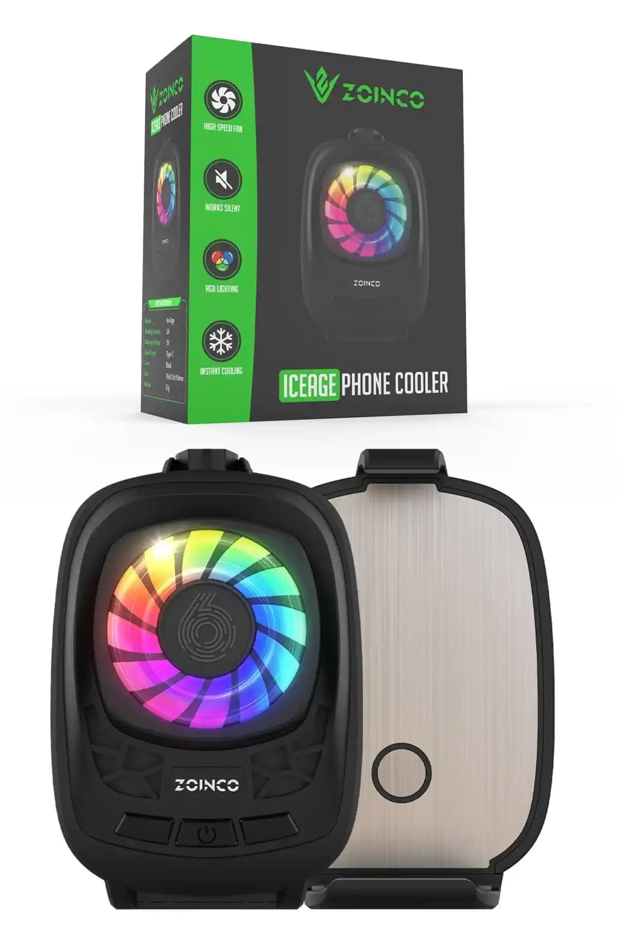 ZOINCO Iceage Telefon Soğutucu Fan: Yüksek Performanslı Kablosuz Soğutma Çözümü