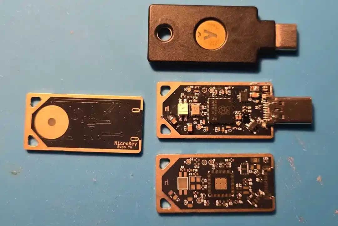 RP2350 Mikrodenetleyici Tabanlı MicroKey Güvenlik Anahtarı Tasarımı ve Özellikleri