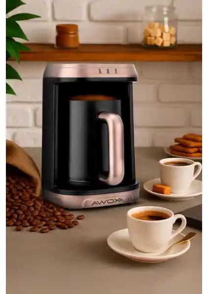 Awox Kafija Rose Gold ve Karaca Hatır Közde Türk Kahvesi Makinesi Karşılaştırması
