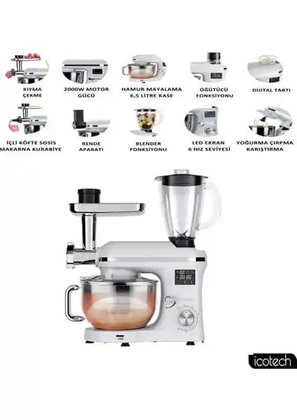 Icotech SM50 ve Karaca Powercast Chef Mikserleri Karşılaştırması: Özellikler ve Performans Analizi