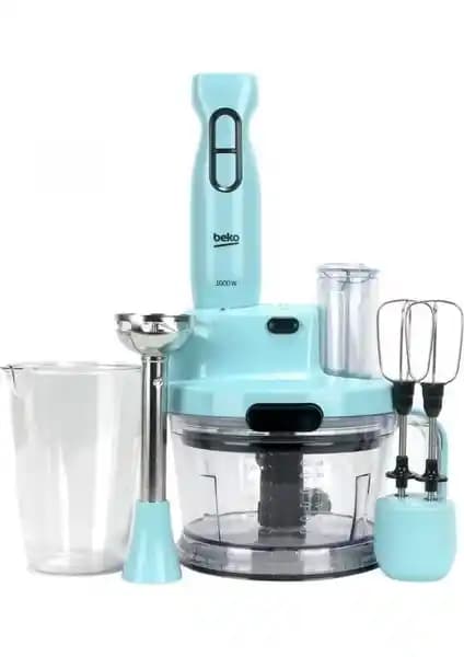 Beko Rhb 2910 M Mavi 1000 W Çok Fonksiyonlu Blender Seti Günlük Mutfak Kullanımı İçin