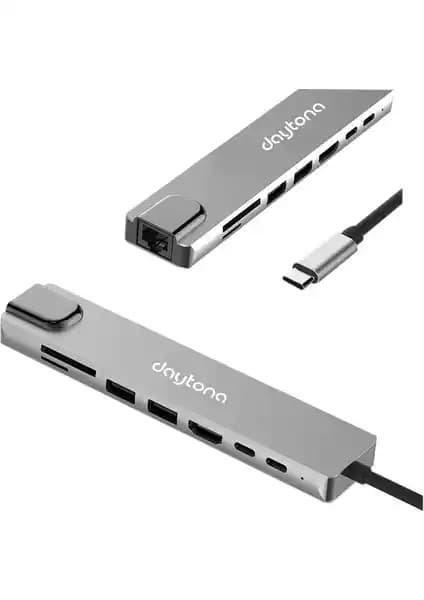 Daytona CF10 MacBook Uyumlu Çok Fonksiyonlu Type-C Adaptörleri ve Özellikleri
