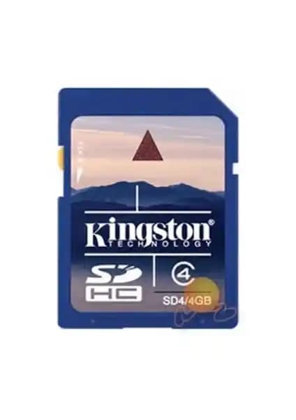 Kingston 4 GB Class 4 SDHC Hafıza Kartı: Güçlü ve Güvenilir Depolama Çözümü