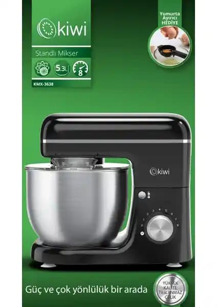 Kiwi KMX-3638 Hamur Yoğurma ve Stand Mikseri: Güçlü ve Çok Yönlü Mutfak Aleti