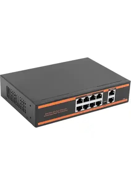 Novacom 8 Port PoE Anahtar ve Çok Amaçlı Ağ Çözümü İşletmeler İçin Güçlü ve Güvenilir