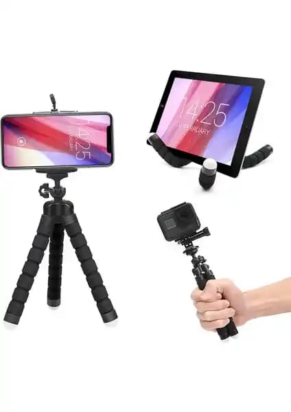 Onyo ONY03 3'lü Esnek Tripod Siyah: Çok Yönlü ve Hafif Çekim Destek Çözümü