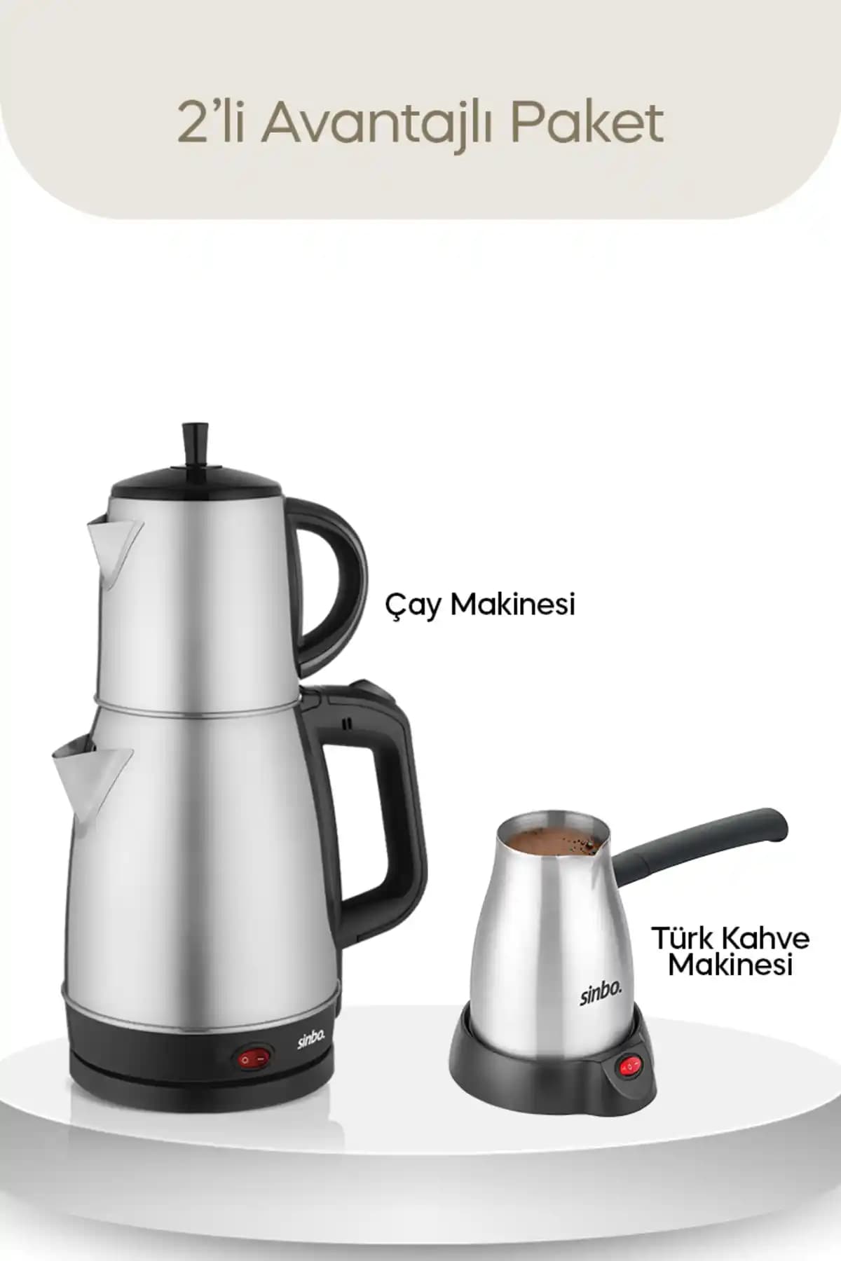 Sinbo STM-5845 Inox Çaycı ve SCM-2967 Elektrikli Türk Kahvesi Makinesi İncelemesi