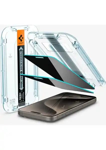 Spigen Hayalet Cam iPhone 15 Pro için Yüksek Koruma ve Kolay Uygulama Özellikleriyle Tanıtım